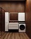 Style Line Мебель для ванной Бергамо Мини 90 Люкс антискрейтч Plus подвесная белая – фотография-13